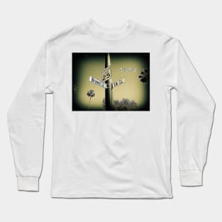 Brand Boulevard & Elk Avenue, Glendale, CA by Mistah Wilson Long Sleeve T-Shirt